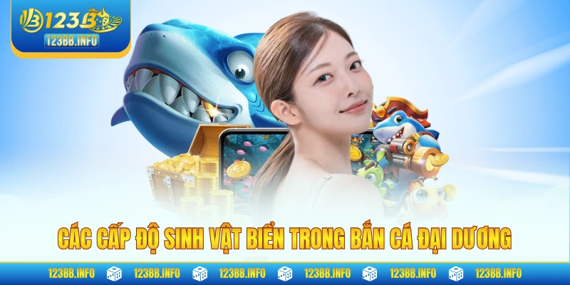 Các cấp độ sinh vật biển trong bắn cá đại dương