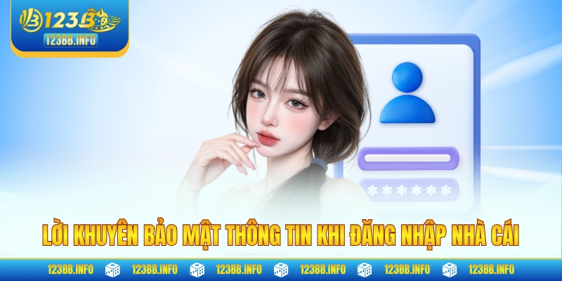Lời khuyên bảo mật thông tin khi đăng nhập nhà cái